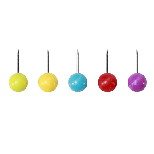 Durable Assorted Color Ball Head Pins for Craft Sewing and Location Use 1