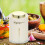 3Pcs Compact White Press-Type Acrylic Toothpick Holder for Kitchen 6