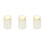 3Pcs Compact White Press-Type Acrylic Toothpick Holder for Kitchen 9
