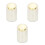 3Pcs Compact White Press-Type Acrylic Toothpick Holder for Kitchen 10