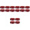 Rood Auto Beschermstrip Sill Scratch-Guard Buigzaam 5