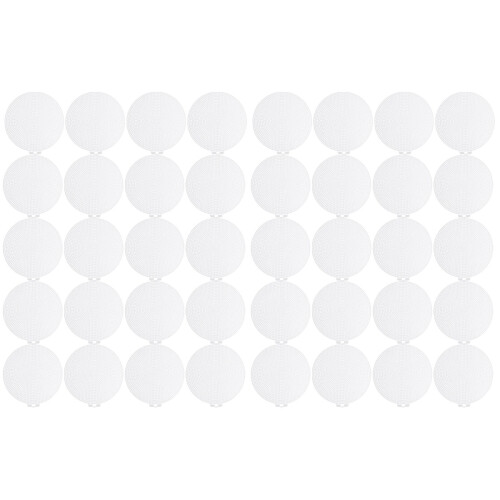 40Pcs Durable White DIY Mesh Grid Plastic Sheet for Craft Projects 2