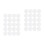 40Pcs Durable White DIY Mesh Grid Plastic Sheet for Craft Projects 5