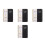 4Pcs Thick Spiral Notebook Work Diary Black Multi-Use Planner 4
