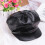 Casquette Octogonale Unisexe Cuir PU 7
