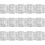 45Pcs Silver Erasing Shield Metal Tool for Drawing and Craft Drafting 4