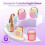 Mini Karaoke Machine Portable Bluetooth Speaker with 2 5