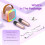 Mini Karaoke Machine Portable Bluetooth Speaker with 2 8