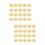 300Pcs Golden Egg-Yolk Puff Holders Eco-Friendly Plastic Cake Boxes 6