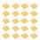 300Pcs Golden Egg-Yolk Puff Holders Eco-Friendly Plastic Cake Boxes 9