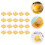 300Pcs Golden Egg-Yolk Puff Holders Eco-Friendly Plastic Cake Boxes 10