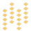300Pcs Golden Egg-Yolk Puff Holders Eco-Friendly Plastic Cake Boxes 11