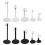 1 Pcs Plastic Doll Stands Professional Holder Display Base Holder for Bear Doll 6