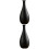 2Pcs Black Ceramic Flower Vase Simplicity Style for Home 4