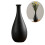 2Pcs Black Ceramic Flower Vase Simplicity Style for Home 7