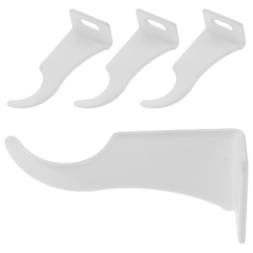 16Pcs Reinforced White Radiator Hooks Steel Easy Installation 2