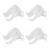 16Pcs Reinforced White Radiator Hooks Steel Easy Installation 6