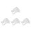 16Pcs Reinforced White Radiator Hooks Steel Easy Installation 7