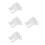 16Pcs Reinforced White Radiator Hooks Steel Easy Installation 9