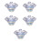 5Pcs Small Glass Manicure Cup Nail Pen Cleaning Dish Multi-Function 8