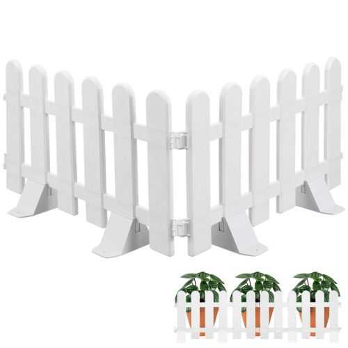 4Pièces Piquet Jardin Résistant, Plastique Décorative 1