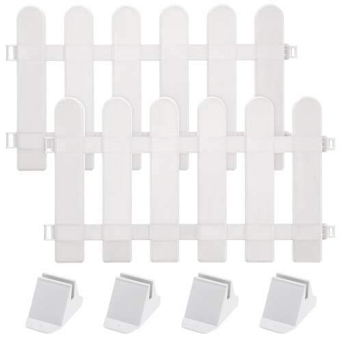 4Pièces Piquet Jardin Résistant, Plastique Décorative 2