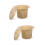 2Pièces Pot Urinaire Couvert Khaki En Épais Usage 6