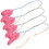 16Pcs Kids 6-Hole Pink Plastic Ocarina Beginner Musical Learning Tool 3