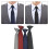 Men's and Women's Polyester Pre-Tied Necktie Adjustable 2