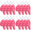 16Pcs Kids 6-Hole Pink Plastic Ocarina Beginner Musical Learning Tool 6