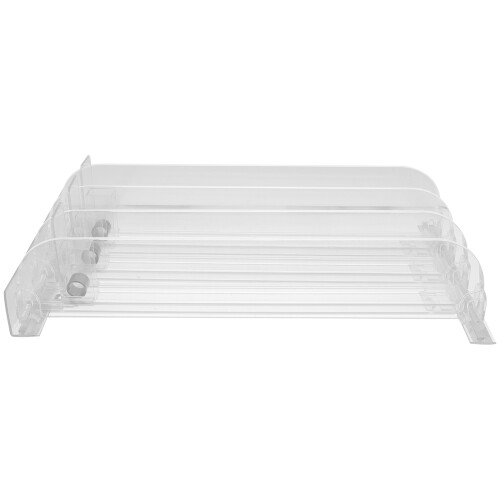 6Pcs Transparent Drink Shelf Pusher Plastic Organizer for Shops 2