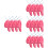 16Pcs Kids 6-Hole Pink Plastic Ocarina Beginner Musical Learning Tool 7
