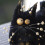 Wool Felt Cat and Opossum Figurines Handmade 2pcs 5