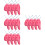 16Pcs Kids 6-Hole Pink Plastic Ocarina Beginner Musical Learning Tool 8
