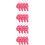 16Pcs Kids 6-Hole Pink Plastic Ocarina Beginner Musical Learning Tool 9