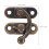 20 Pcs Box Clasp Latch Lock Catch Drawer Hatch Antique Bronze Hook 3