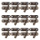 20 Pcs Box Clasp Latch Lock Catch Drawer Hatch Antique Bronze Hook 9