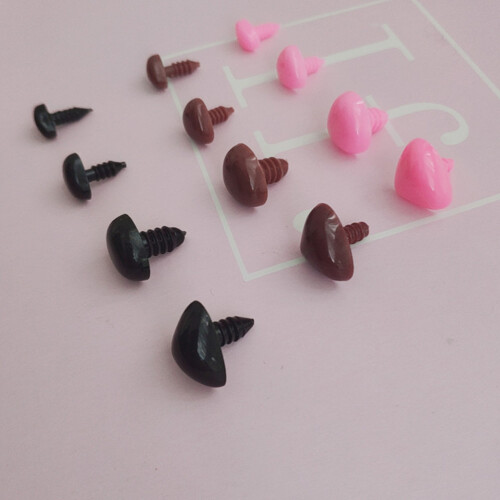 100pcs Diy Material Bear Nose Plastic For Knitting Projects 2