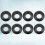2Set Kayak Drop Ring Zwart Stevig Duurzaam Peddelaccessoire 6