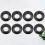 2Set Kayak Drop Ring Zwart Stevig Duurzaam Peddelaccessoire 11