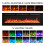 80 Inch Recessed & Wall Mounted Electric Fireplace with Remote 3