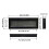 80 Inch Recessed & Wall Mounted Electric Fireplace with Remote 4