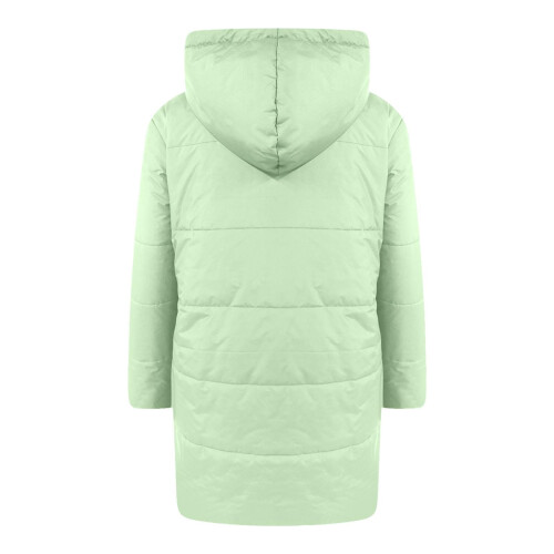 Πρακτικό γυναικείο αδιάβροχο παλτό με κουκούλα και χοντρή επένδυση από φλις, για 2