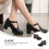 1Paar Damen High Heels Wasserfestem Mikrofaser 8