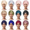 Silk Hair Bonnet for Sleeping Double-Layer Adjustable Pink 3