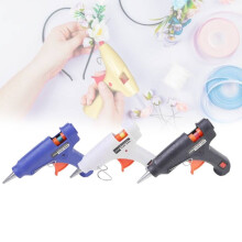 (Blue)20w 100v 240v High Temperature Hot Melt Glue Guns Automatic Heating Tool Power