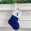 Sequin Christmas Stocking with Knitted Cuff and Monogram 5