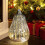 Φωτιστικό LED από γυαλί Mercury Glass, 6,4", με μπαταρία, διακόσμηση ρουστίκ για το 8
