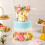 7.87" x 7.87" Clear Plastic Wedding Cake Stands, Clear 5