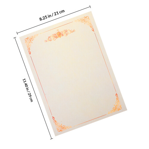 100 Sheets Bubble Mailers Scrapbook Paper Award Certificate 1